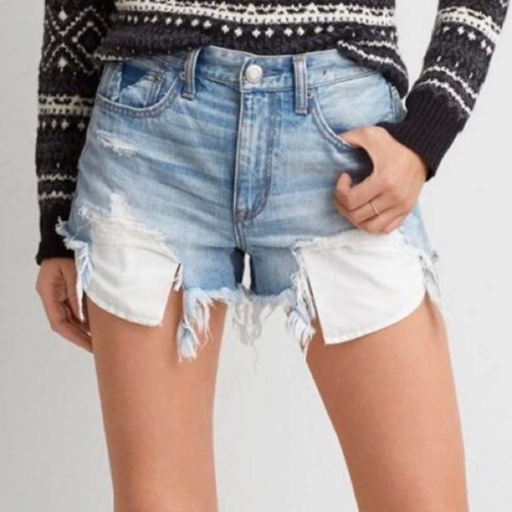 American Eagle Hi-Rise Festival Shorts Sz 0